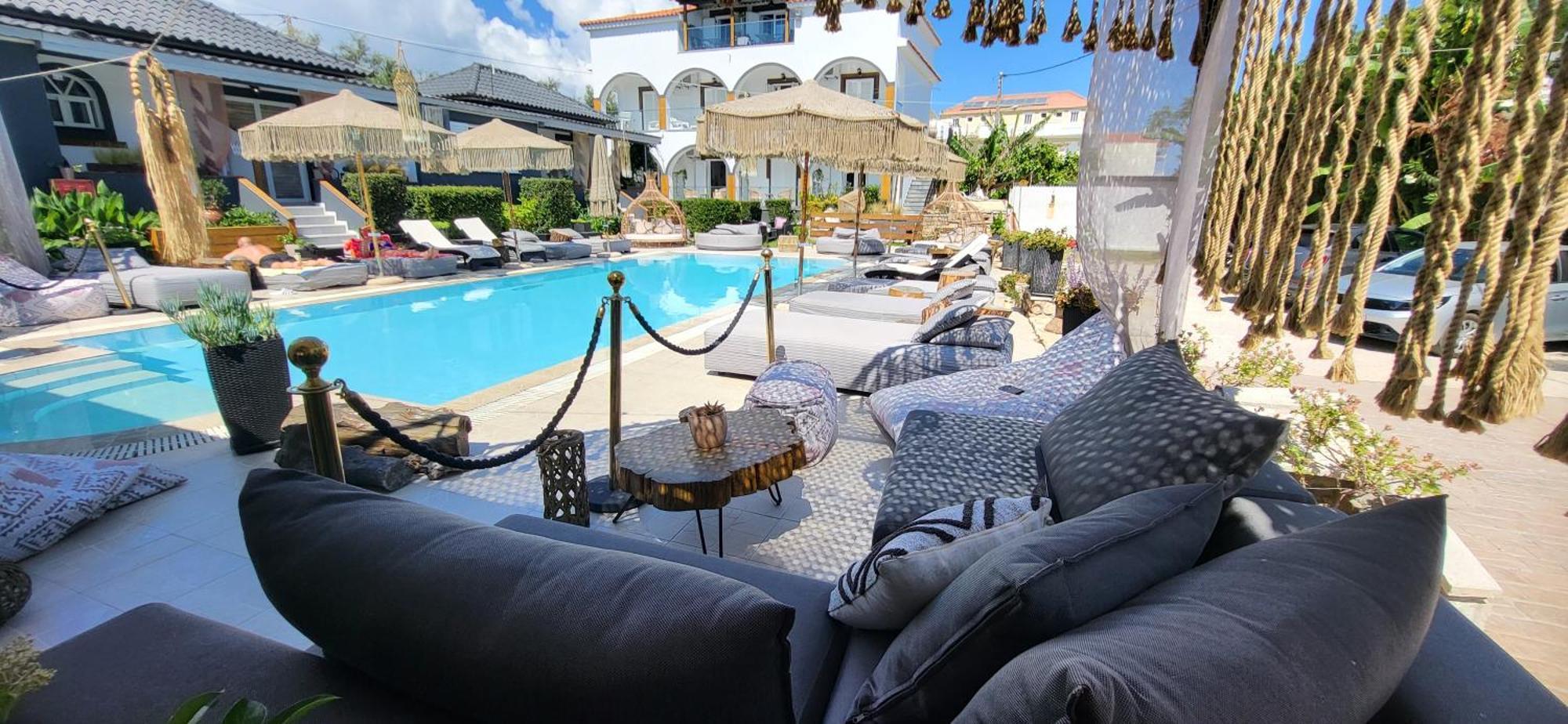 Villa Corali Apartments Sea Breath & Pool Amoudi Exteriör bild